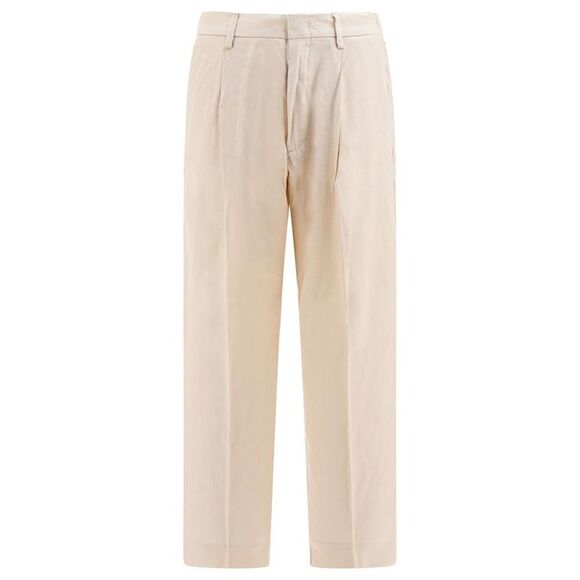 NN07 Other - NN07 Men's Pleated Relaxed Fit Trousers Men Beige Pants
